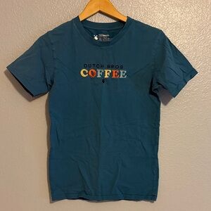 Dutch Bros Blue Embroidered Coffee T-shirt